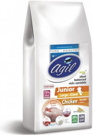 Agil Pure & Healthy Junior Large & Giant Chicken & Lamb