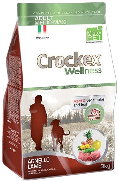 Crockex Wellness Adult Medium & Maxi Lamb Rice Low Grain