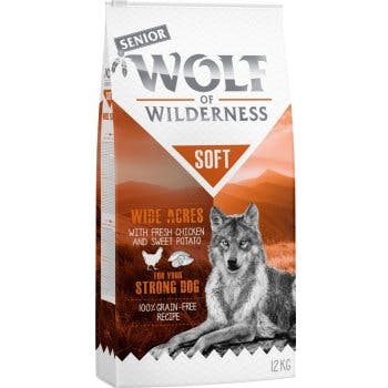 Wolf of Wilderness Soft Senior Wide Acres kuřecí
