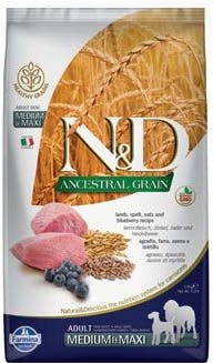 N&D Ancestral Grain Adult Medium & Maxi Lamb & Blueberry