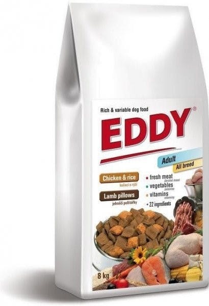 Eddy Adult All Breed kuřecí polštářky s jehněčím