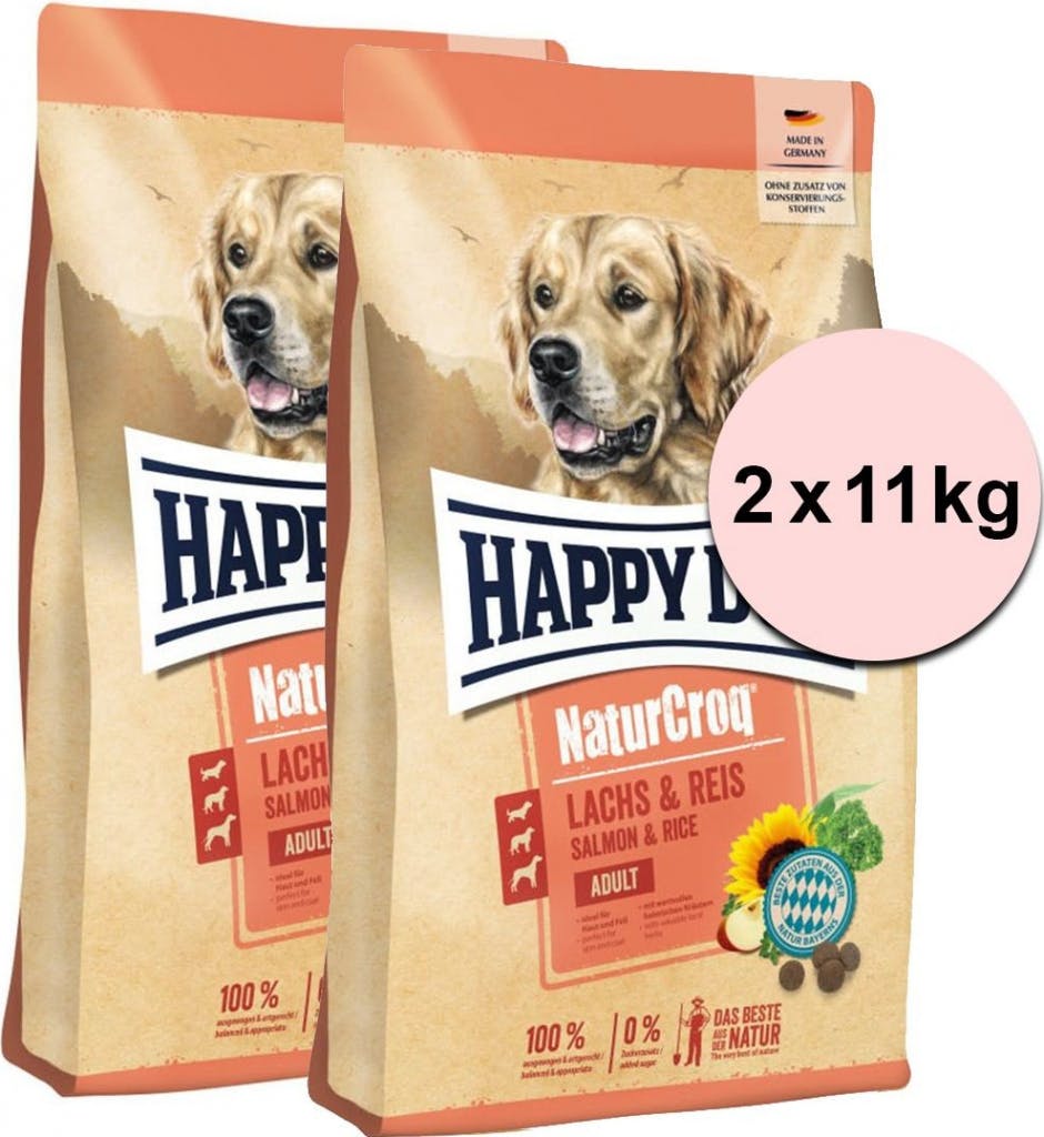 Happy Dog NaturCroq Lachs & Rice