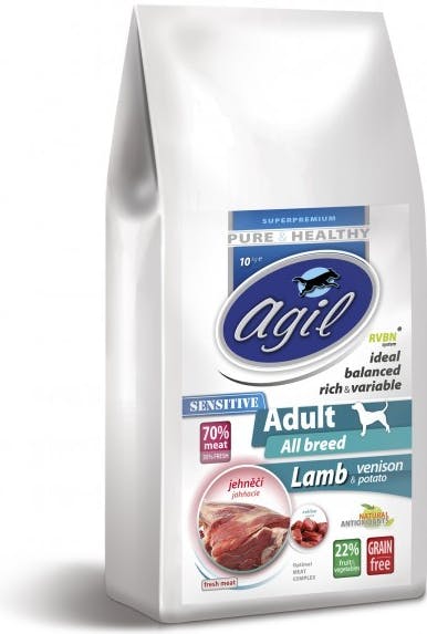 Agil Pure & Healthy Adult Sensitive Lamb & Venison Grain Free