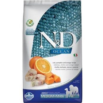 N&D Ancestral Grain Low Grain Adult Codfish & Orange