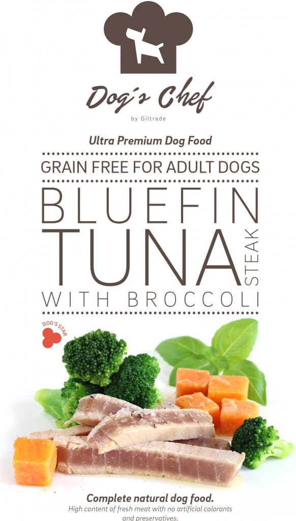 Dog's Chef Bluefin Tuna steak with Broccoli