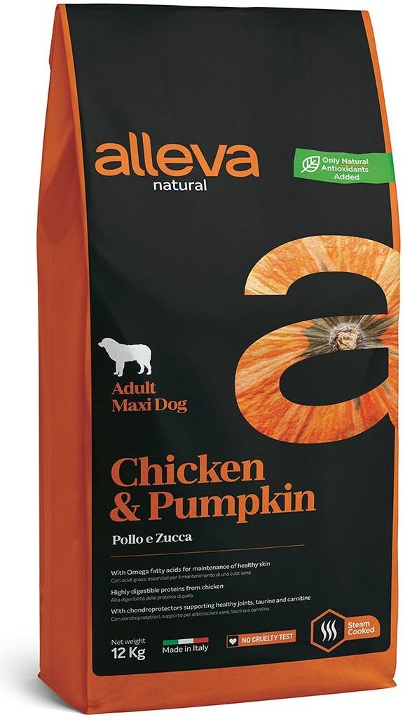Alleva Natural Adult Maxi Chicken and Pumpkin