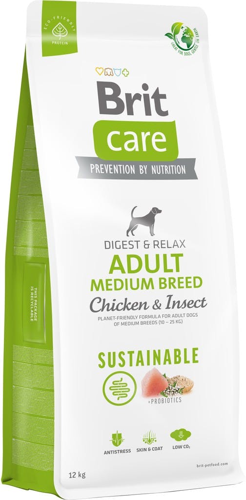 Brit Care Sustainable Adult Medium Breed Chicken & Insect