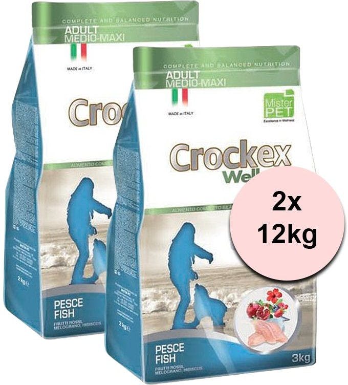 Crockex Wellness Adult Medium & Maxi Fish & Rice Low Grain
