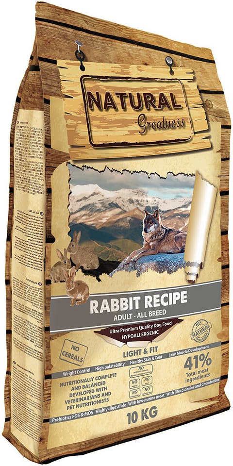 Natural Greatness Original Rabbit Recipe All Breeds Light Fit
