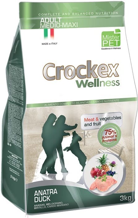 Crockex Wellness Adult Medium & Maxi Duck Rice Low Grain