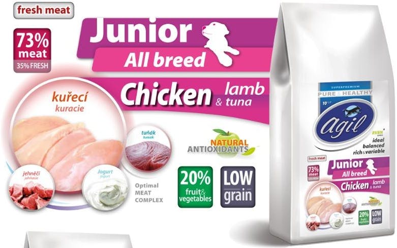 Agil Pure & Healthy Junior All Breed Low Grain