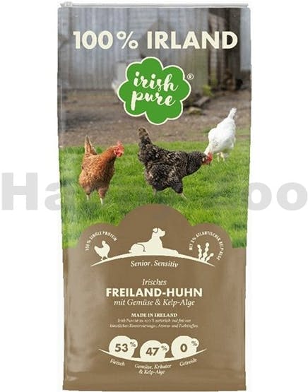 Irish Pure Senior Freiland-Huhn kuře se zeleninou a kelpou