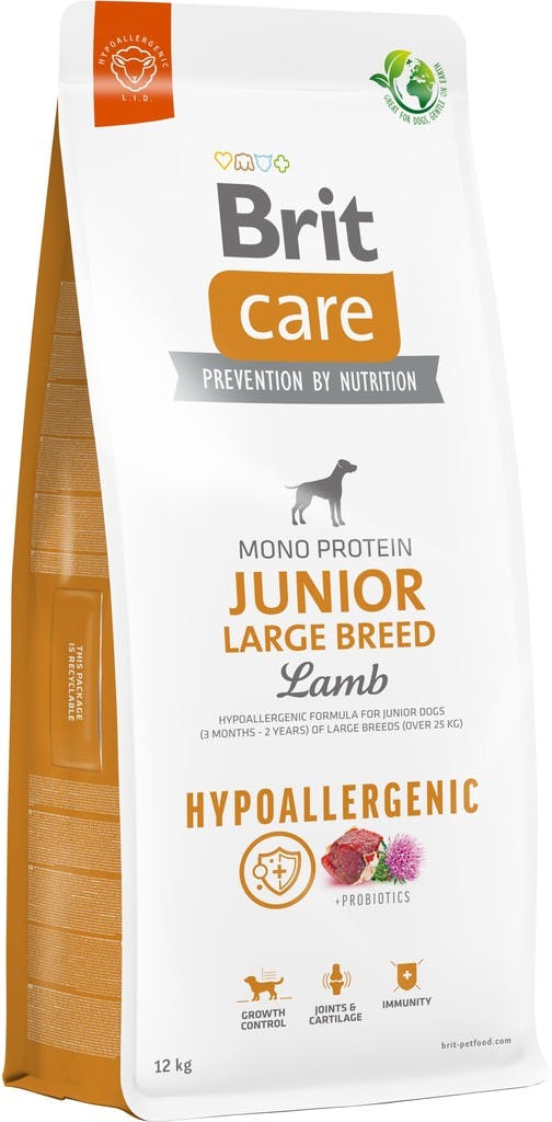 Brit Care Hypoallergenic Junior Large Breed Lamb