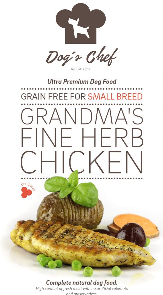 Dog's Chef Grandma's Fine Herb Chicken for SMALL BREED