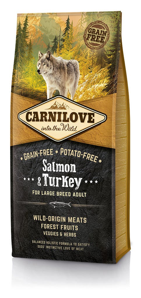 Carnilove Original Adult Large Breed Salmon & Turkey Grain Free