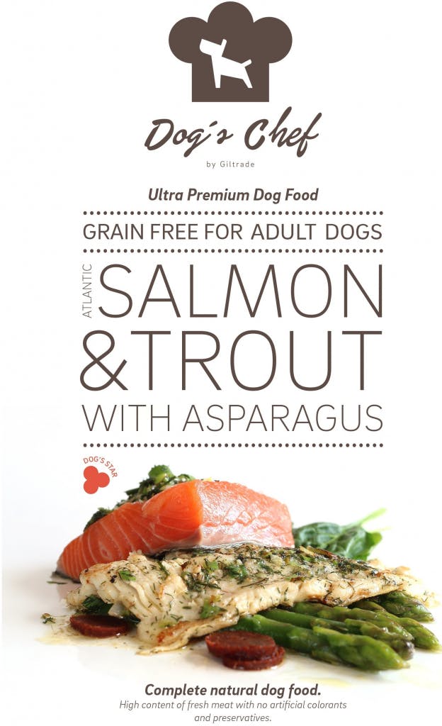 Dog's Chef Atlantic Salmon & Trout with Asparagus