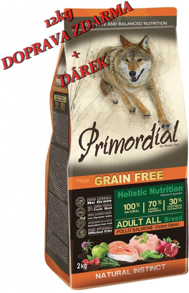 Primordial Grain Free Adult Chicken & Salmon