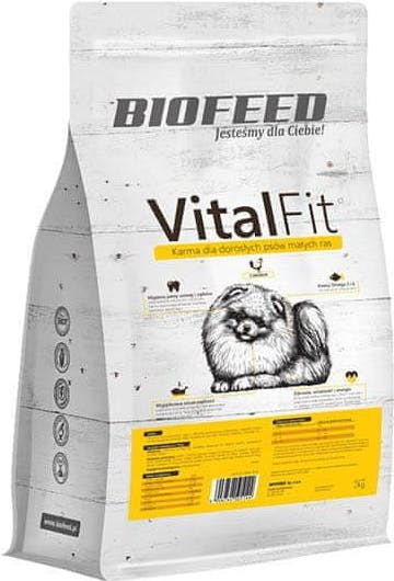 Biofeed Vitalfit Adult Small Breed Drůbeží