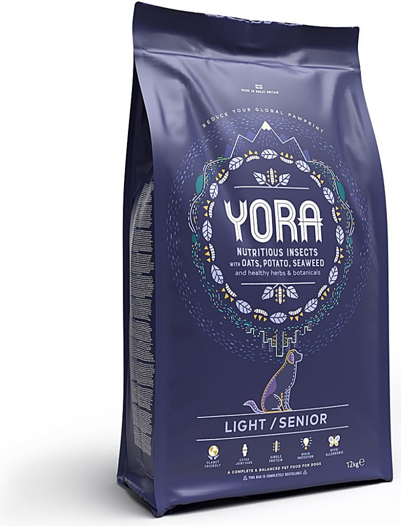 YORA Senior/Light granule z hmyzu pro starší psy