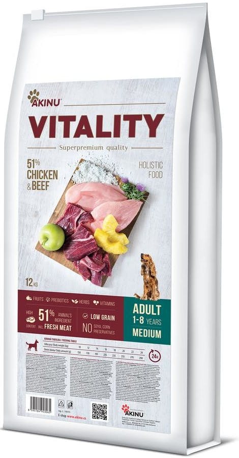 Akinu Vitality Adult medium chicken & beef
