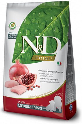 N&D Prime Puppy Medium & Maxi Grain Free Chicken & Pomegranate
