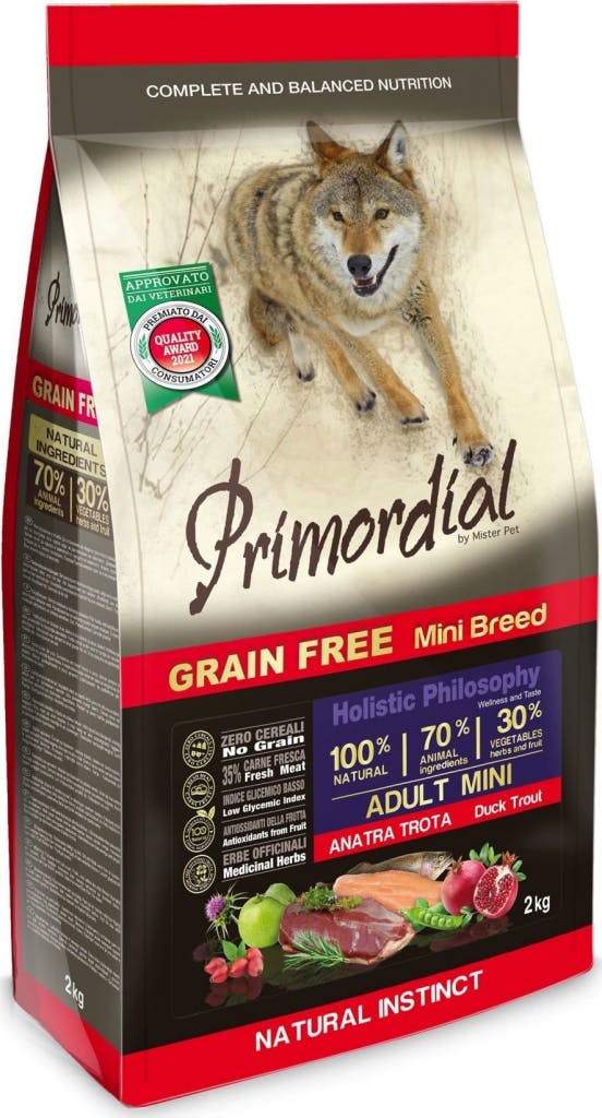 Primordial Grain Free Adult Mini Duck & Trout