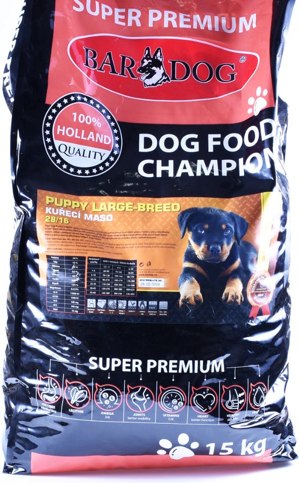 Bardog Super Premium Puppy Large Breed Kuřecí maso 28/16