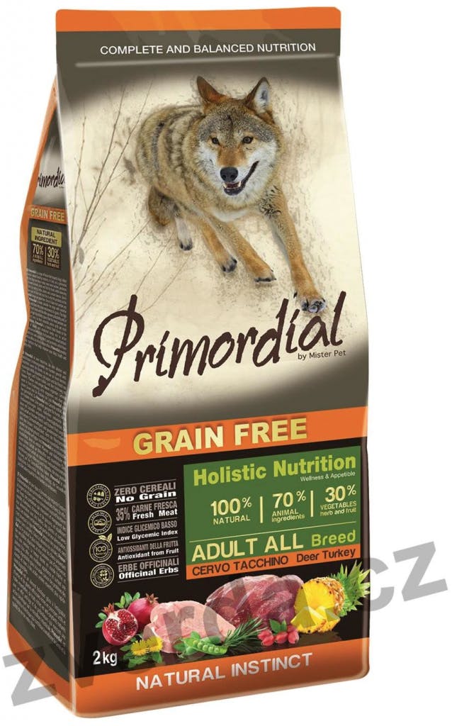 Primordial Grain Free Adult Deer & Turkey