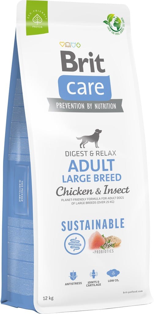 Brit Care Sustainable Adult Large Breed Chicken & Insect