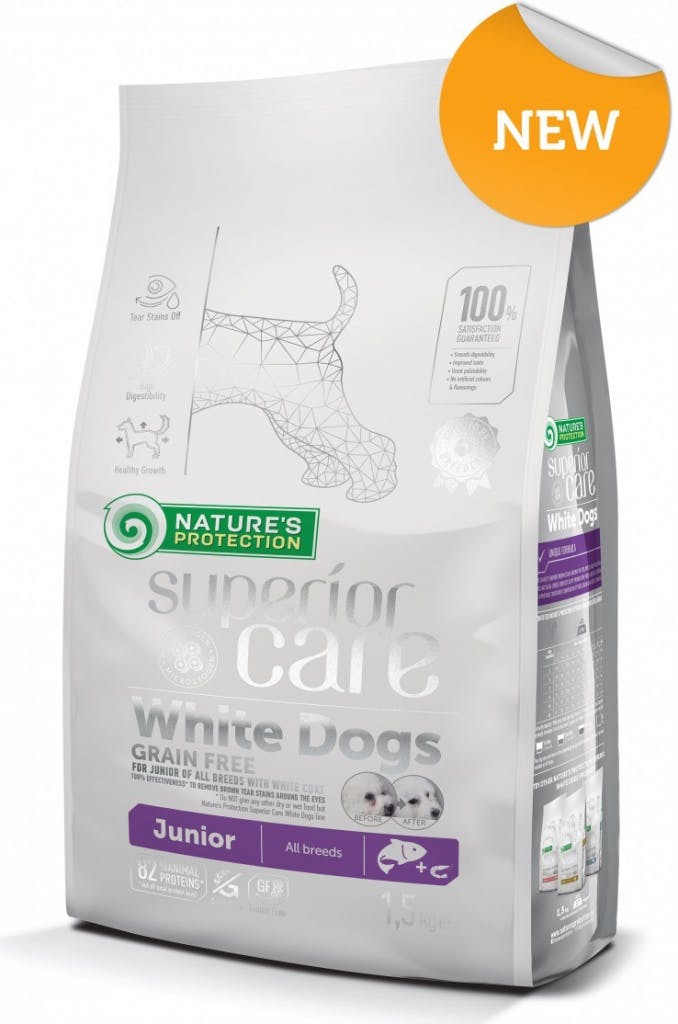 Nature's Protection Superior Care White Dogs Junior Grain Free