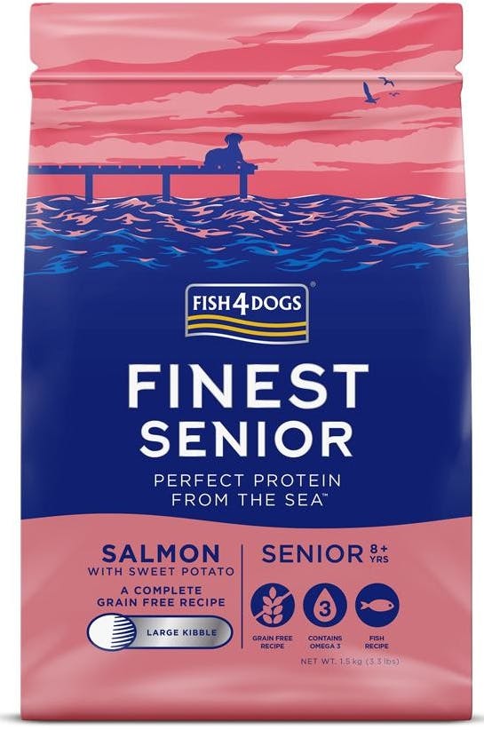 Fish4Dogs Finest Salmon with Potato Senior Large