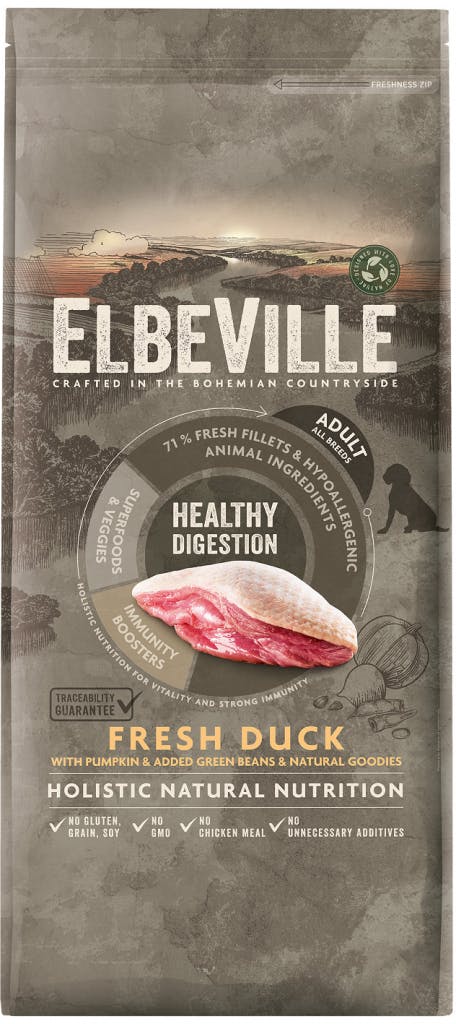 Elbeville Adult All Breeds Fresh Duck Healthy Digestion