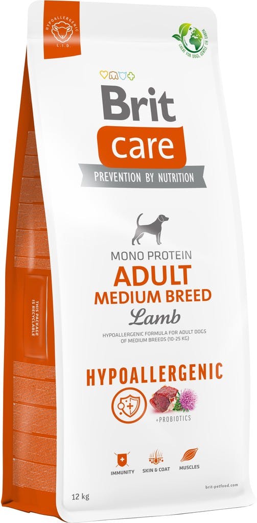 Brit Care Hypoallergenic Adult Medium Breed Lamb