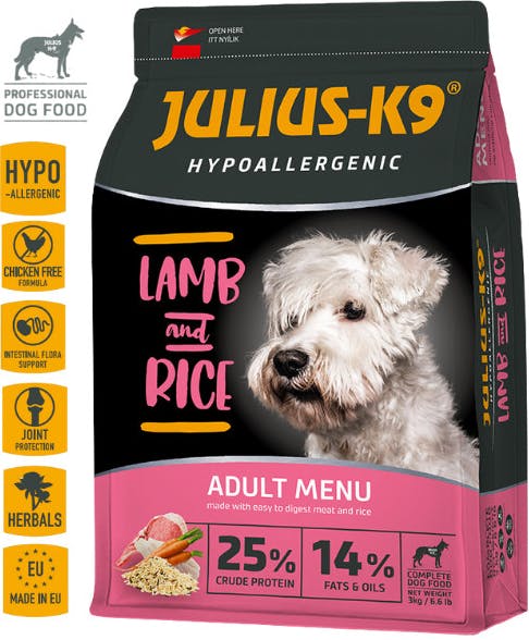 Julius K9 Adult Hypoallergenic JAHŇA A RÝŽE