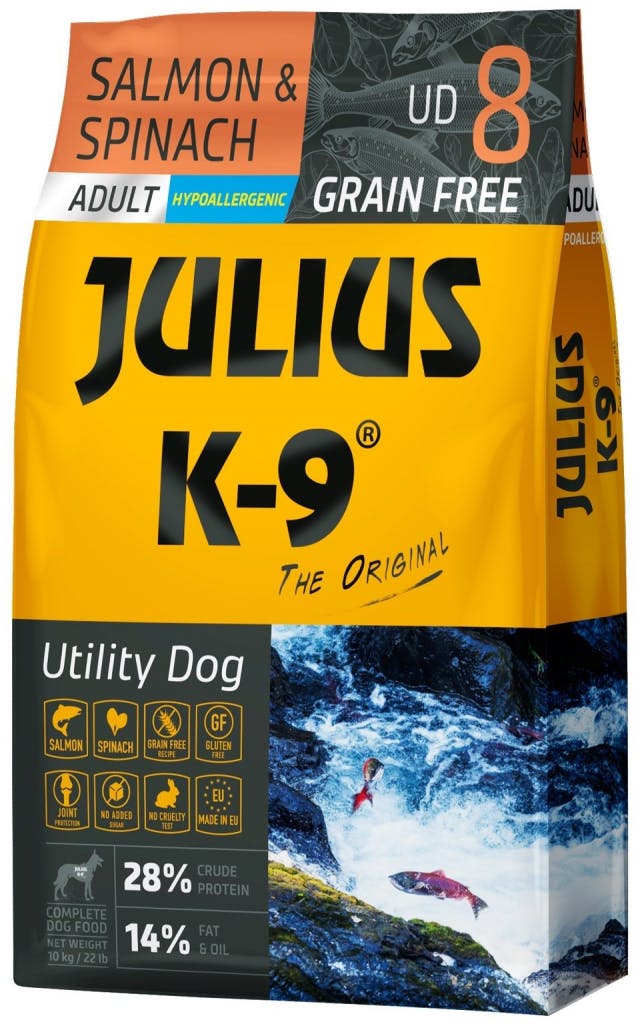 Julius K9 Grain Free Adult Utility Salmon & Spinach