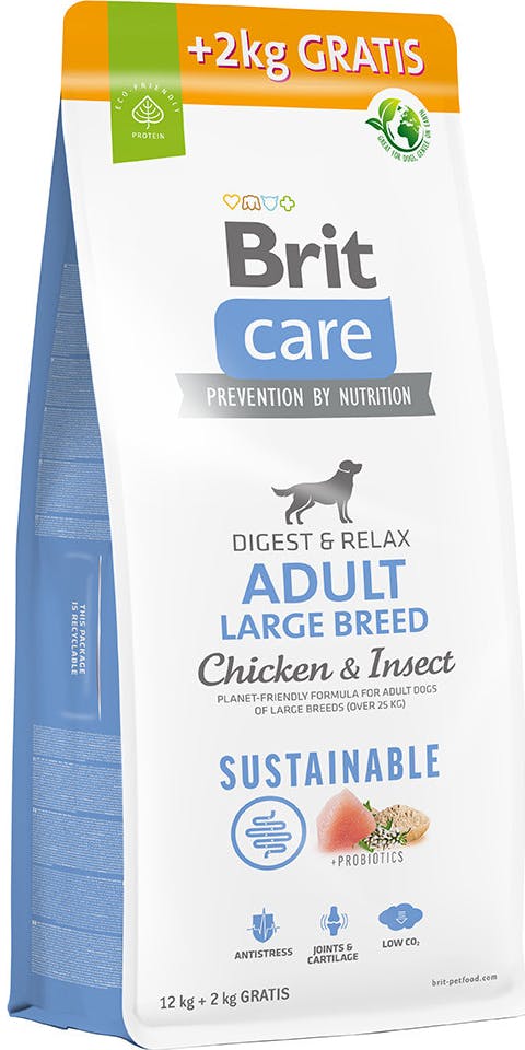 Brit Care Sustainable Adult Large Breed Chicken & Insect