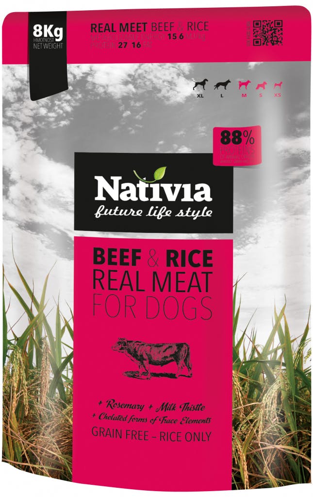 Nativia Real Meat Beef & Rice