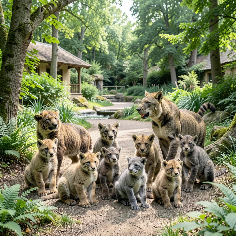 Zoologické zahrady v čr a mláďata exotických zvířat - ilustrační foto
