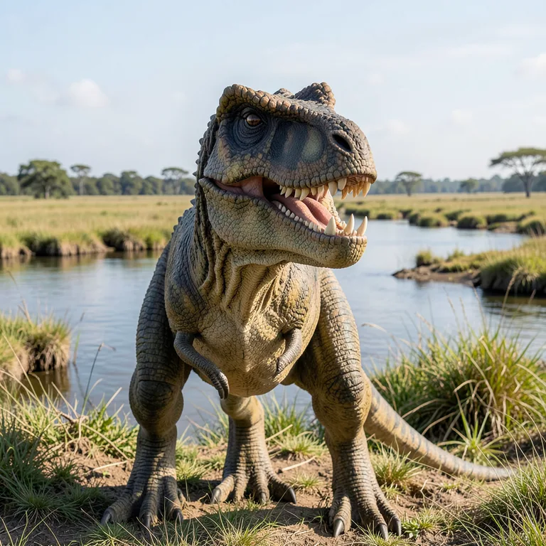 Albertosaurus informace a popis dinosaura - ilustrační foto