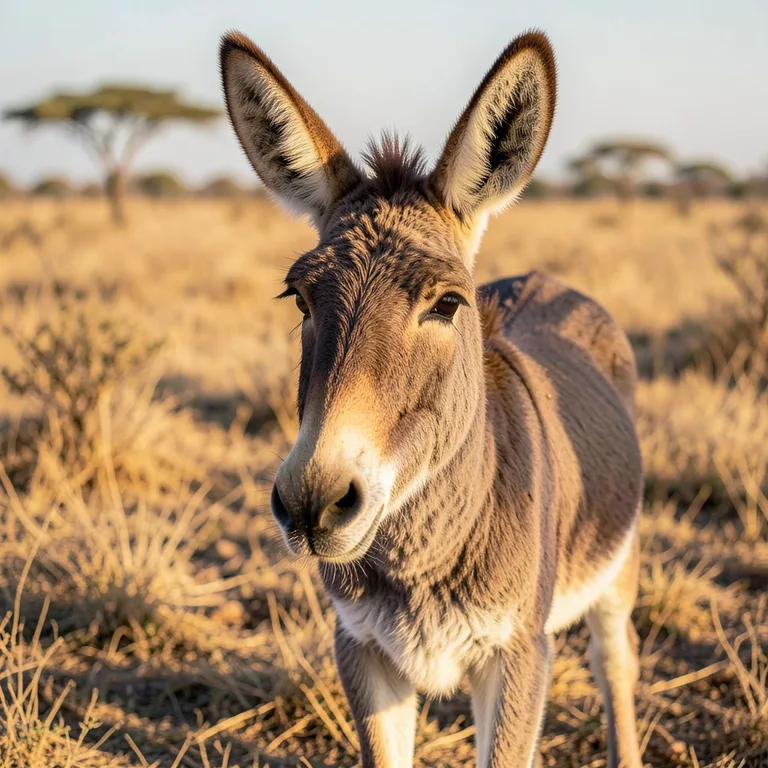 Osel africký a druhy oslů v přírodě - ilustrační foto