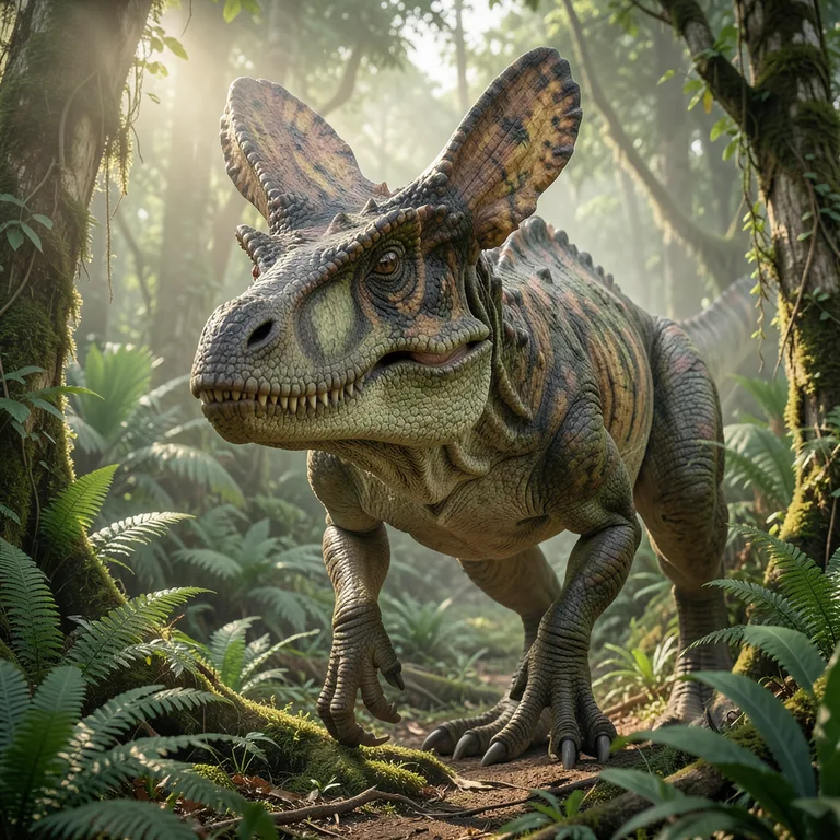 Dilophosaurus informace a popis dinosaura - ilustrační foto