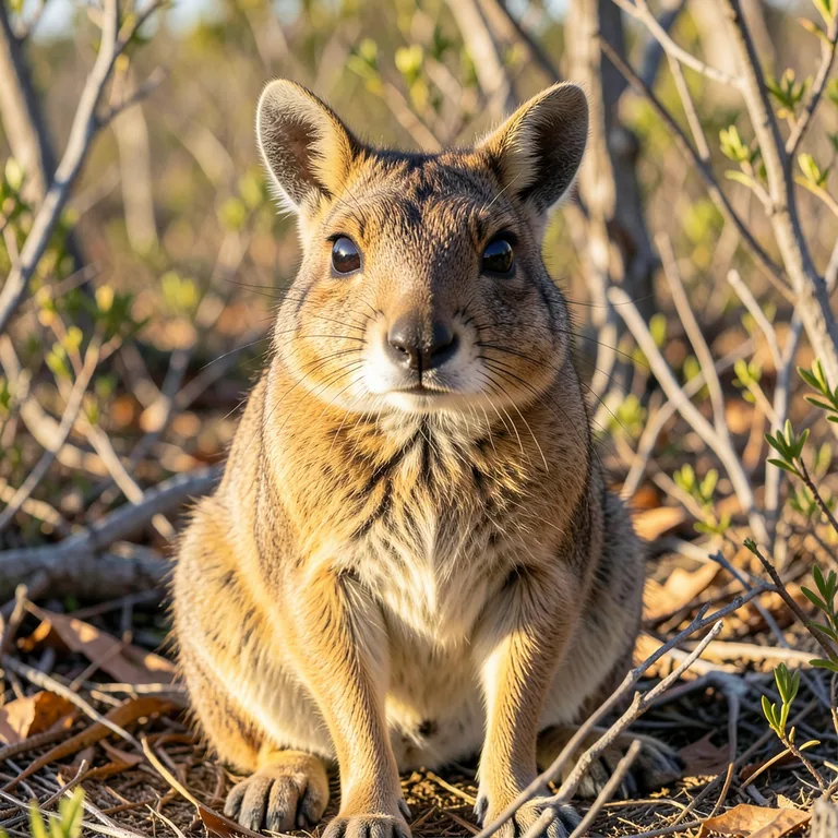 Quokka klokan z austrálie informace - ilustrační foto